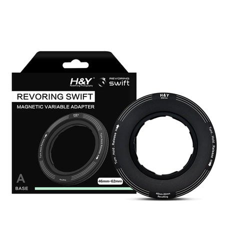 H&Y Filters RevoRing Swift Magnetic Variable Adapter Ring (46-62mm)-Variable Mag Lens Adapter Rings-Kudos Cameras