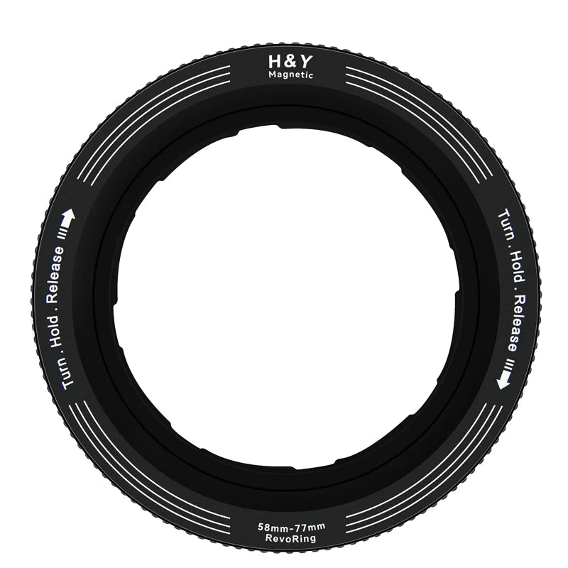 H&Y Filters RevoRing Swift Magnetic Variable Adapter Ring (58-77mm)-Variable Mag Lens Adapter Rings-Kudos Cameras