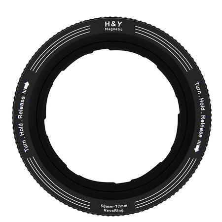H&Y Filters RevoRing Swift Magnetic Variable Adapter Ring (58-77mm)-Variable Mag Lens Adapter Rings-Kudos Cameras