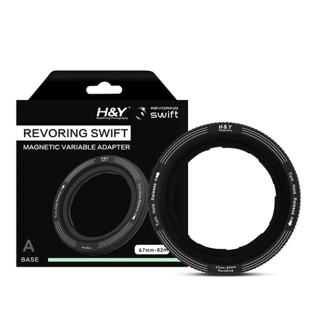 H&Y Filters RevoRing Swift Magnetic Variable Adapter Ring (67-82mm)-Variable Mag Lens Adapter Rings-Kudos Cameras