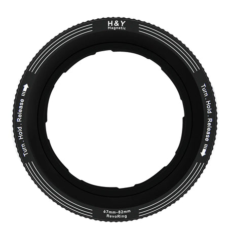 H&Y Filters RevoRing Swift Magnetic Variable Adapter Ring (67-82mm)-Variable Mag Lens Adapter Rings-H&Y Filters