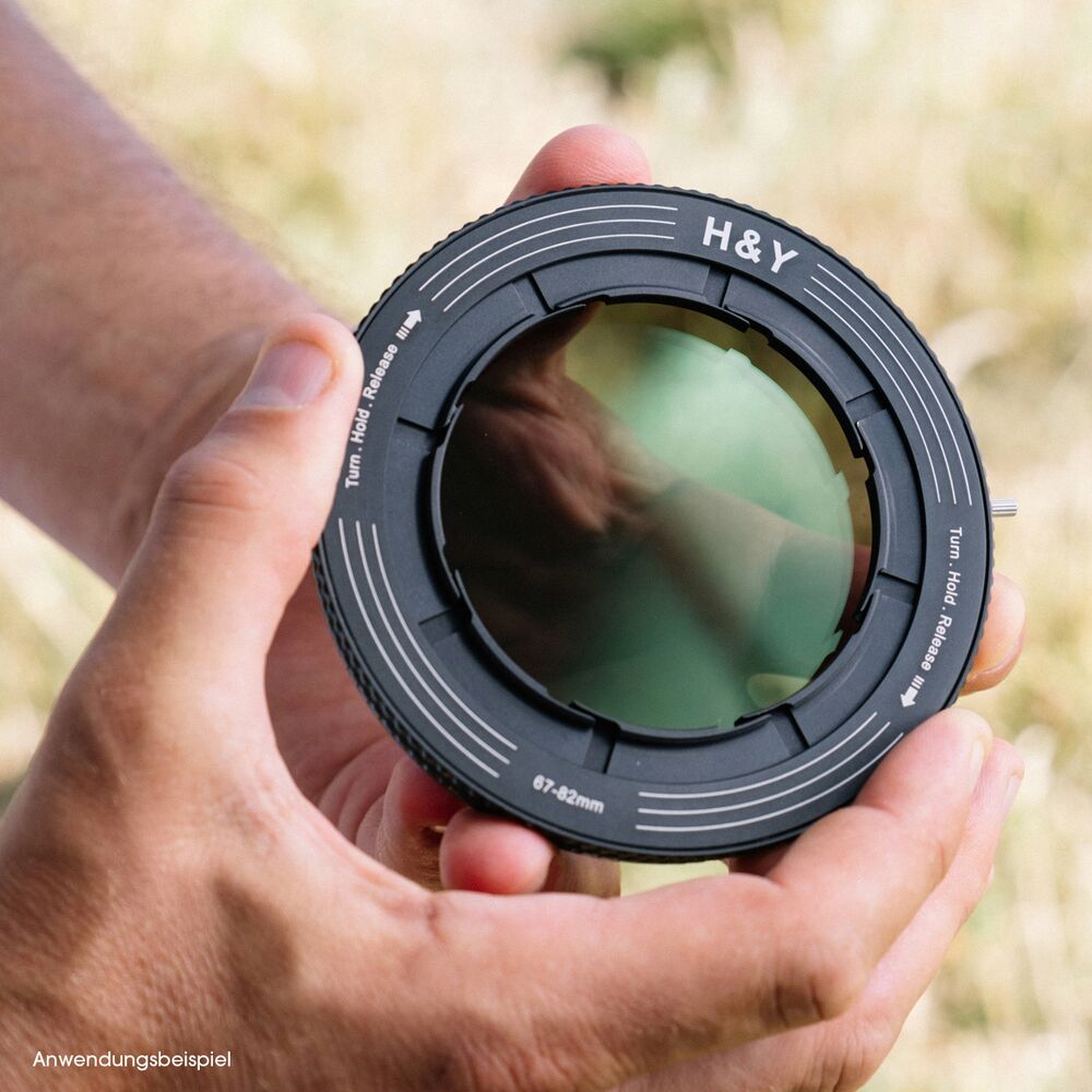 H&Y Filters RevoRing Variable ND3-ND1000 & Circular Polarizer Filter (46-62mm)-Variable Lens Adapter VND+CPL Filter-Kudos Cameras