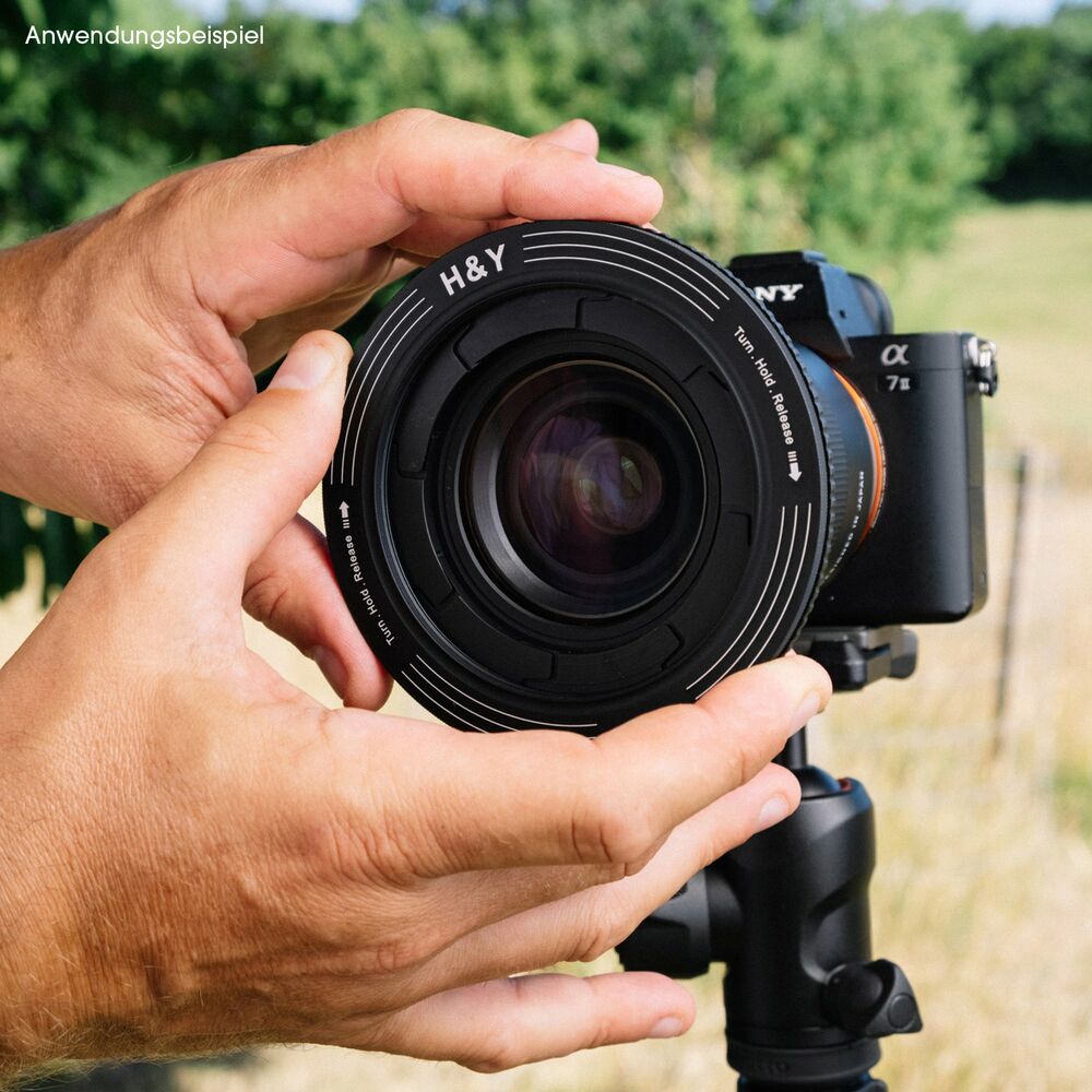 H&Y Filters RevoRing Variable ND3-ND1000 & Circular Polarizer Filter (46-62mm)-Variable Lens Adapter VND+CPL Filter-Kudos Cameras