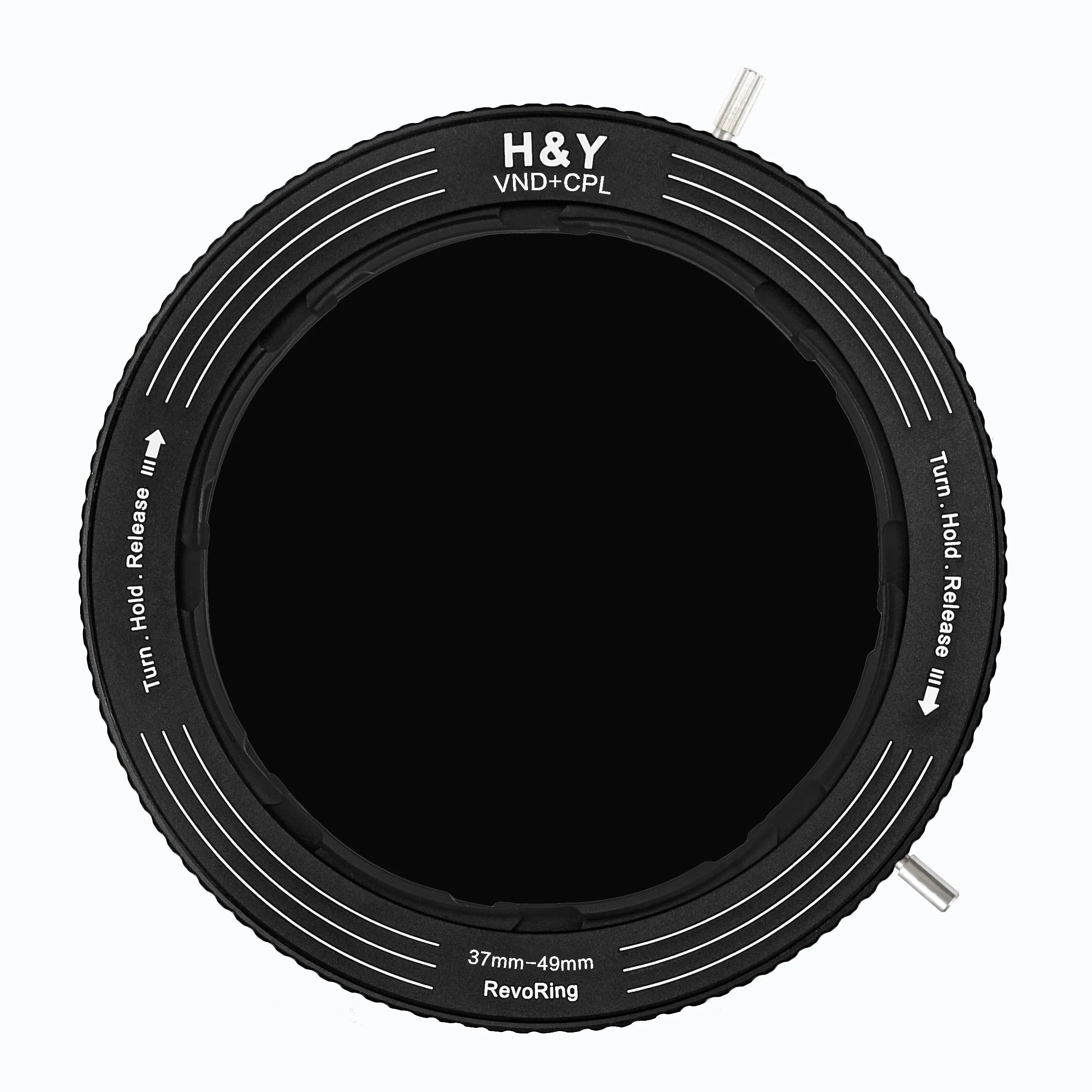 H&Y Filters RevoRing Variable ND3-ND1000 & Circular Polarizer Filter (37-49mm)-Variable Lens Adapter VND+CPL Filter-Kudos Cameras