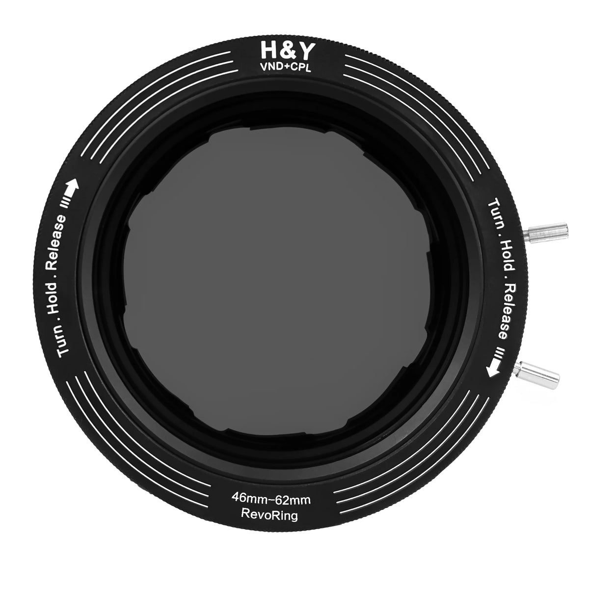 H&Y Filters RevoRing Variable ND3-ND1000 & Circular Polarizer Filter (46-62mm)-Variable Lens Adapter VND+CPL Filter-Kudos Cameras