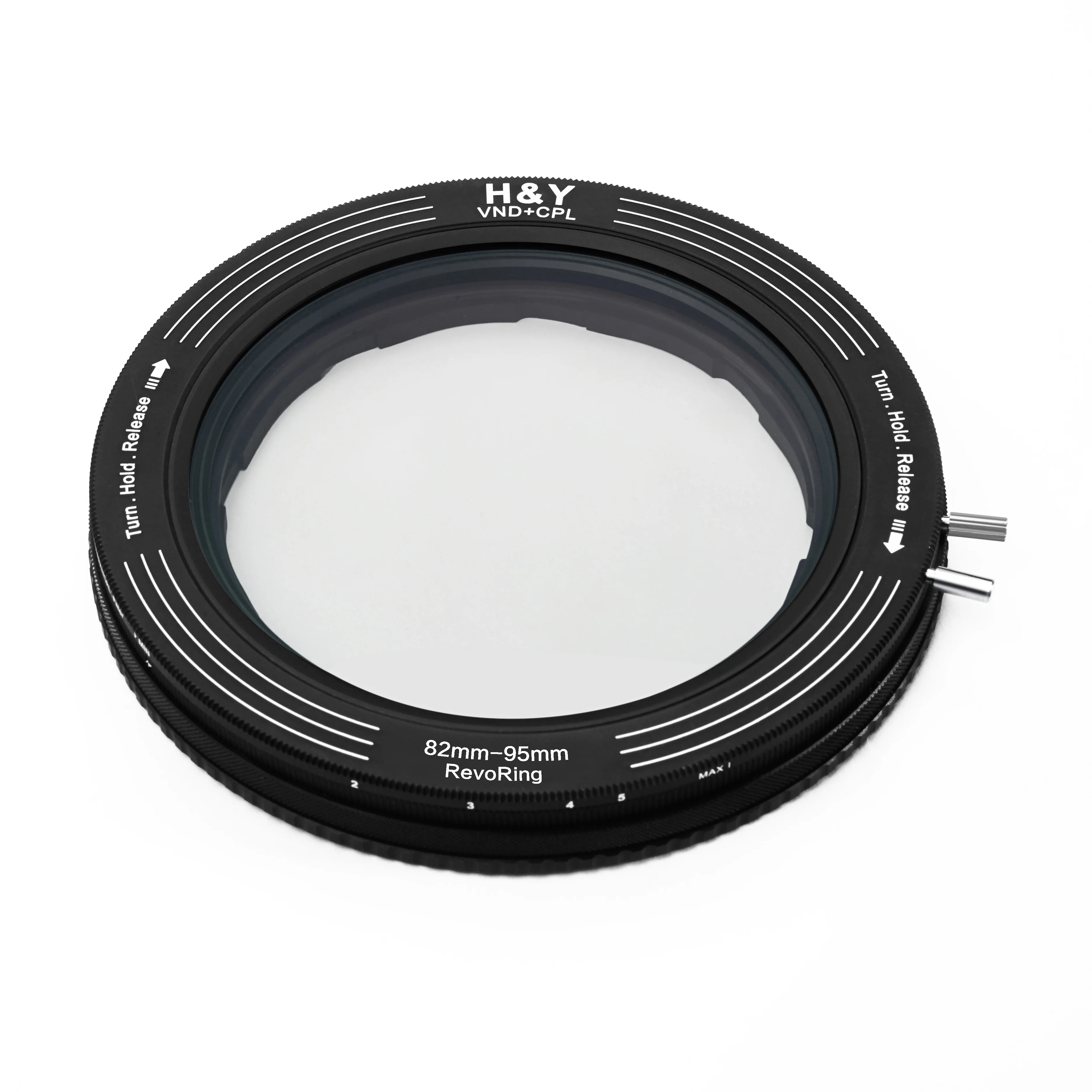 H&Y Filters RevoRing Variable ND3-ND1000 & Circular Polarizer Filter (67-82mm)-Variable Lens Adapter VND+CPL Filter-Kudos Cameras