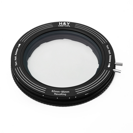 H&Y Filters RevoRing Variable ND3-ND1000 & Circular Polarizer Filter (67-82mm)-Variable Lens Adapter VND+CPL Filter-Kudos Cameras