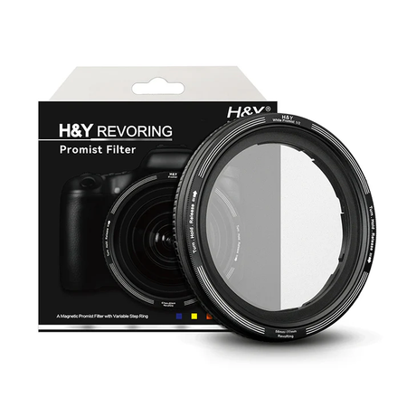 H&Y Filters RevoRing White Promist (1/2) Filter (58-77mm)-Variable Lens Adapter Mist Filter-H&Y Filters