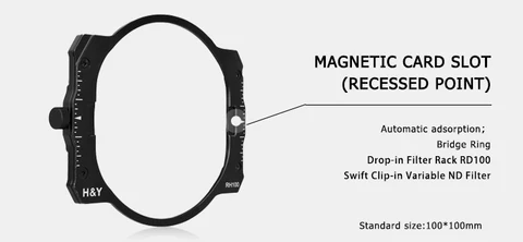 H&Y Filters Swift Magnetic 100mm Filter Holder for RevoRing-Filter Holders-H&Y Filters