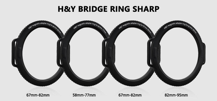 H&Y Filters Swift Magnetic Bridge Ring for RevoRing (46-62mm)-Bridge Units-Kudos Cameras