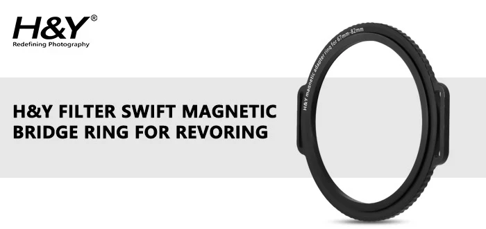 H&Y Filters Swift Magnetic Bridge Ring for RevoRing (67-82mm)-Bridge Units-Kudos Cameras