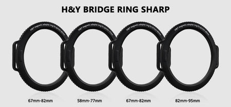 H&Y Filters Swift Magnetic Bridge Ring for RevoRing (82-95mm)-Bridge Units-Kudos Cameras