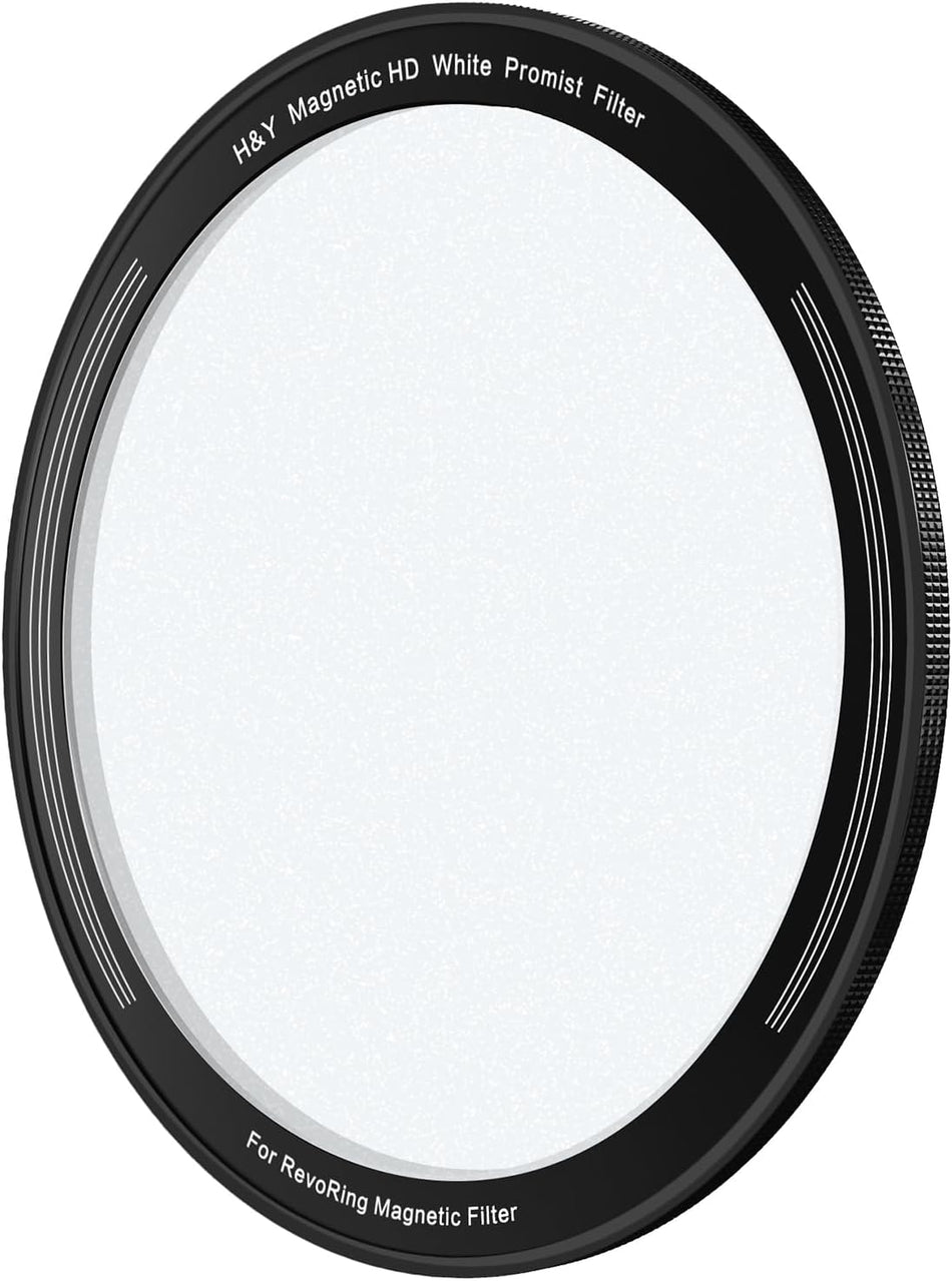 H&Y Filters White Mist (1/4) Magnetic Clip-on Filter for RevoRing VND & CPL (58-77mm)-77mm Filters for Revo & Swift Rings-Kudos Cameras