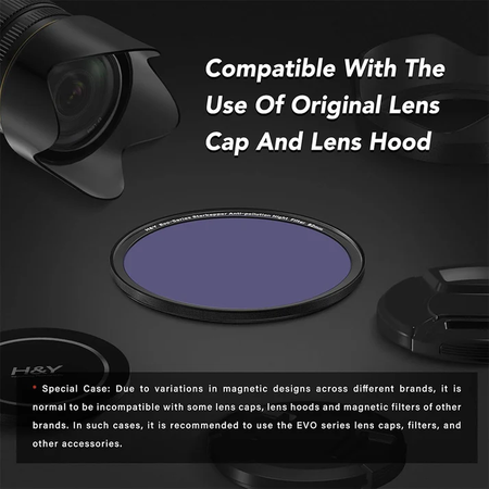 H&Y HD EVO-Series Magnetic Anti-Pollution Night Filter Kit 72mm-Night Filters-Kudos Cameras