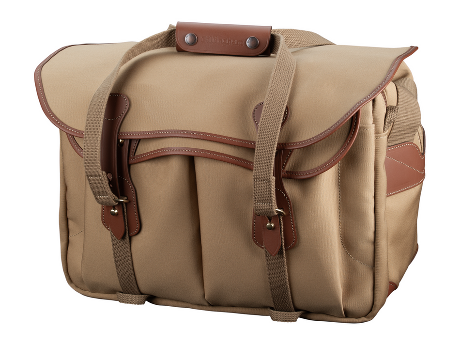 Billingham 445 MKII Camera Bag - Khaki Canvas / Tan Leather