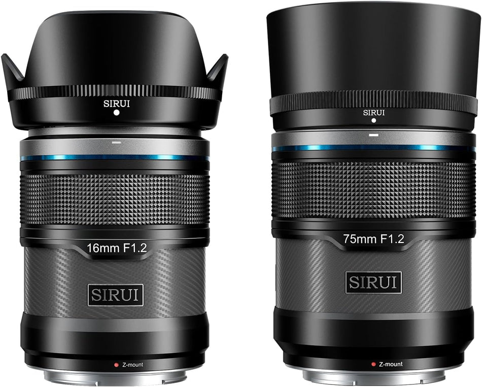 SIRUI Sniper 16mm/75mm f1.2 AF 2-Lens Set (Black) - Nikon Z