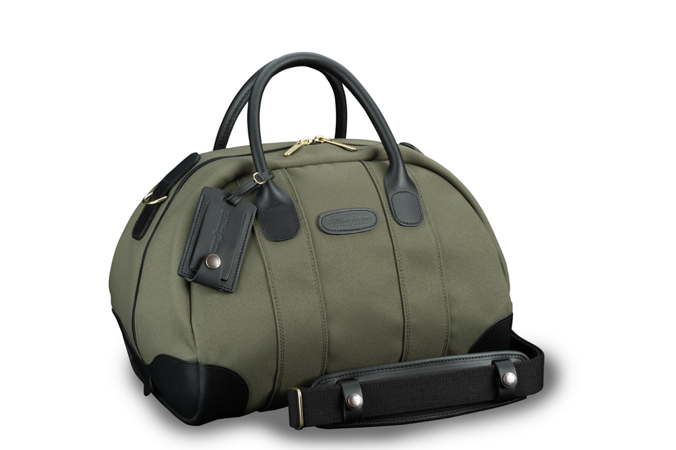 Billingham Overnight Duffle Bag - Sage FibreNyte / Black Leather