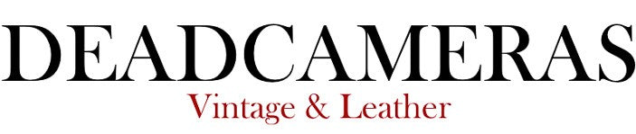 DeadCameras Black Elongated Leather Strap Protectors & 16mm Split Rings