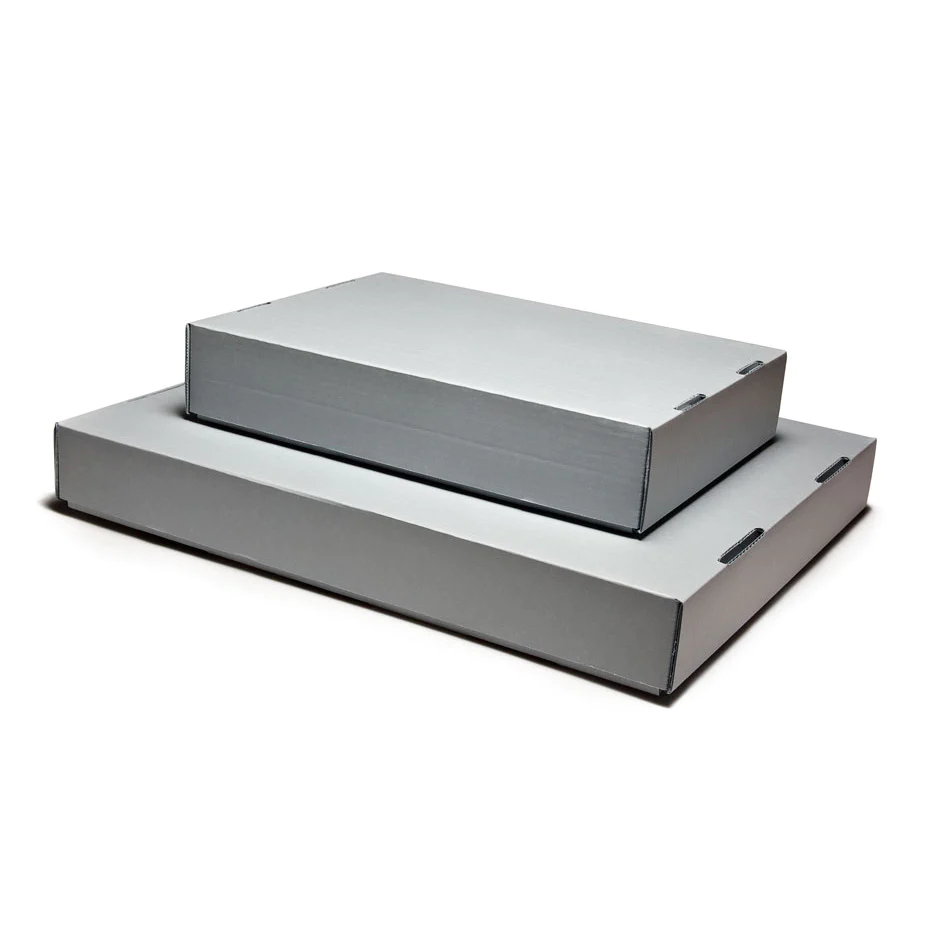 Print File G31242 Corrugated DF Gallery Boxes-Acrylic Coated-Gray 31-1/2x24-1/2x2-1/2