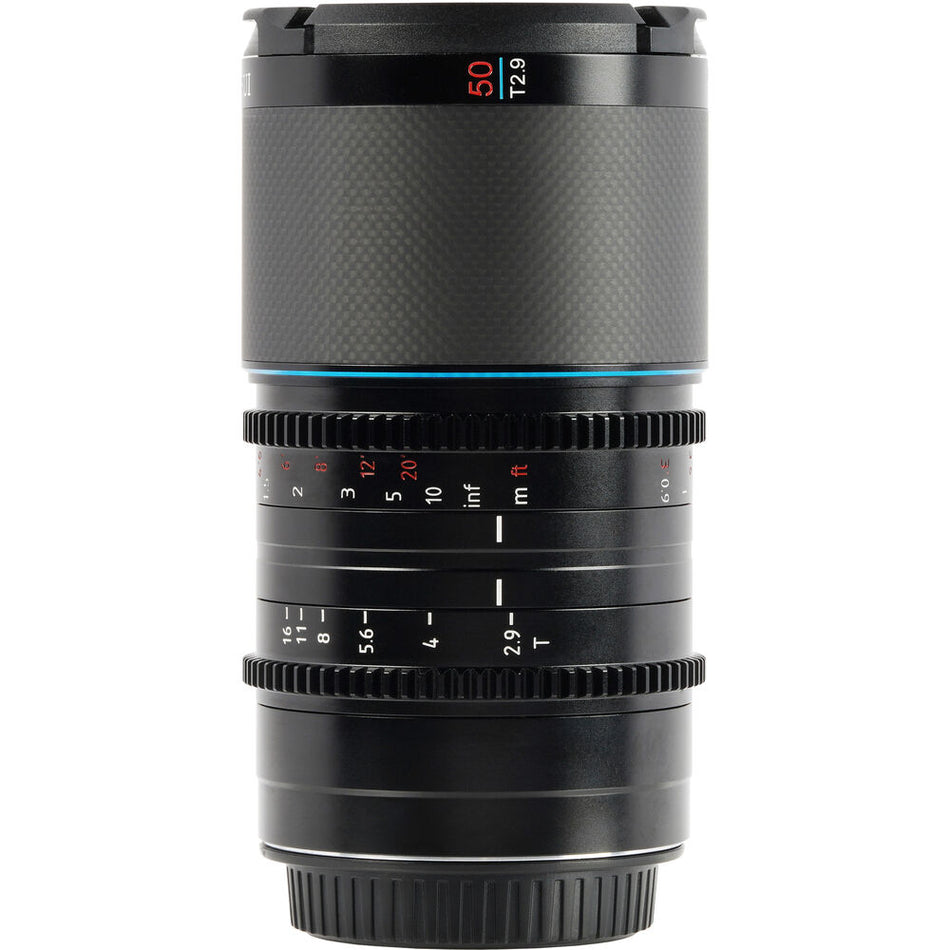 SIRUI Saturn 50mm T2.9 1.6x Carbon Fibre Full-Frame Anamorphic Lens (Neutral Flare) - Nikon Z