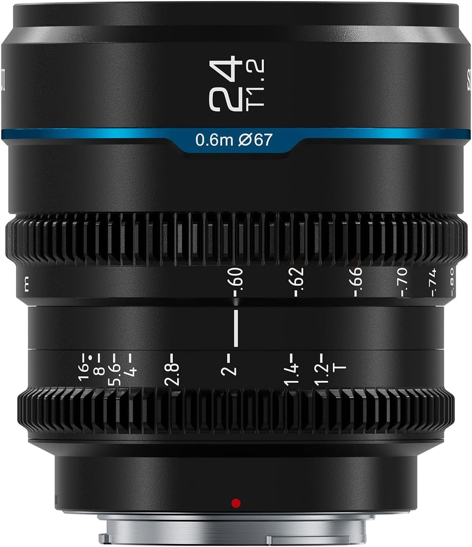 SIRUI Night Walker 24mm T1.2 S35 Cine Lens (Black) - L Mount