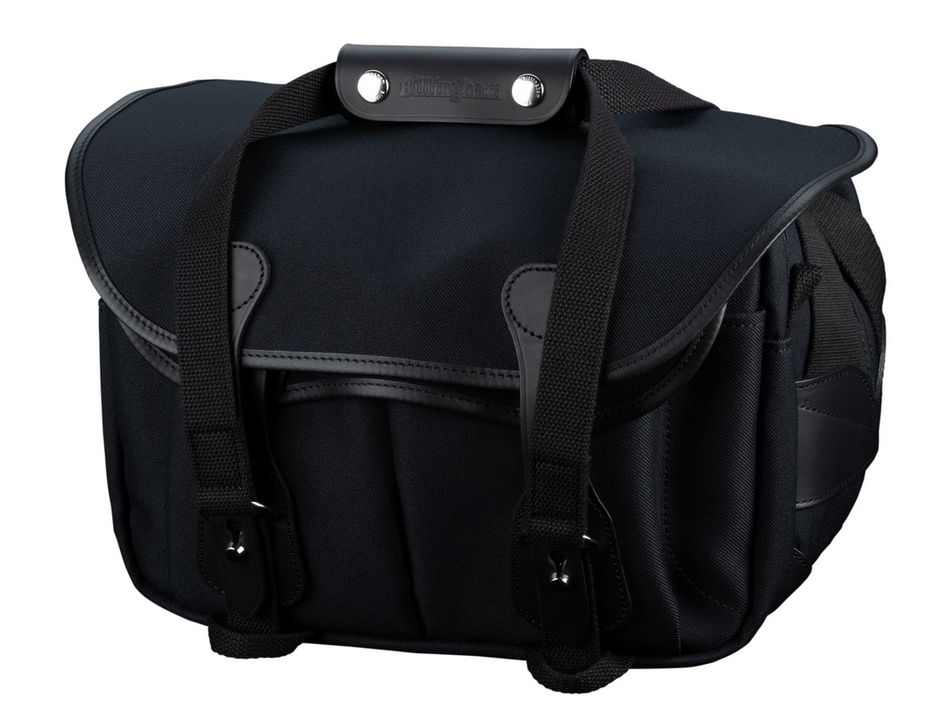 Billingham 225 MKII Camera Bag - Black FibreNyte / Black Leather