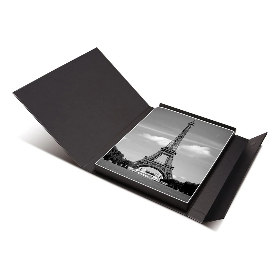Print File 280-5350 Black Magna Folio with Interior Tray 12-1/2x14-1/2x1-1/2