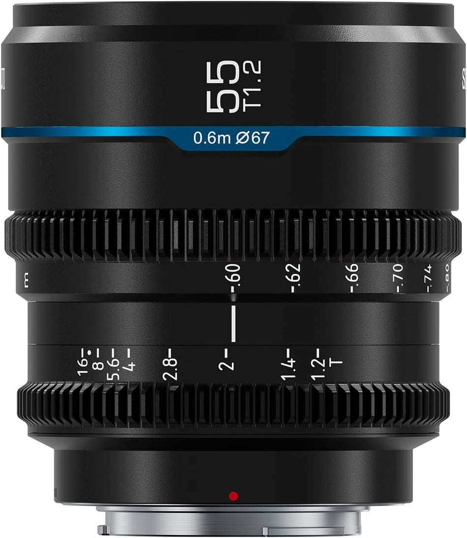 SIRUI Night Walker 55mm T1.2 S35 Cine Lens (Black) - L Mount