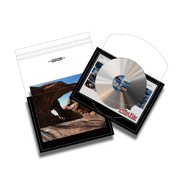 Print File CDI-36P pack of 25 for 1-CD or DVD, and/or 4x6 index print & 36 prints