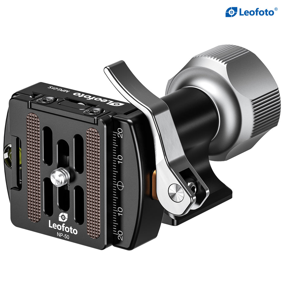 Leofoto MPG-01S Mini Gimbal with Lever Lock for Monopod