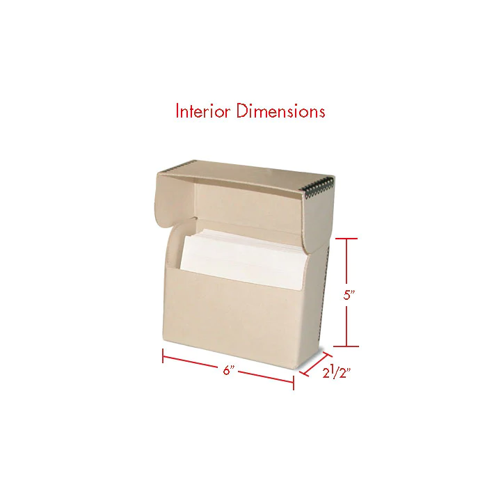 Print File NP-FLIPBOX45 Tan 4x5 Negative/Print FlipTop Box-fits NP45 6x5x2-1/2