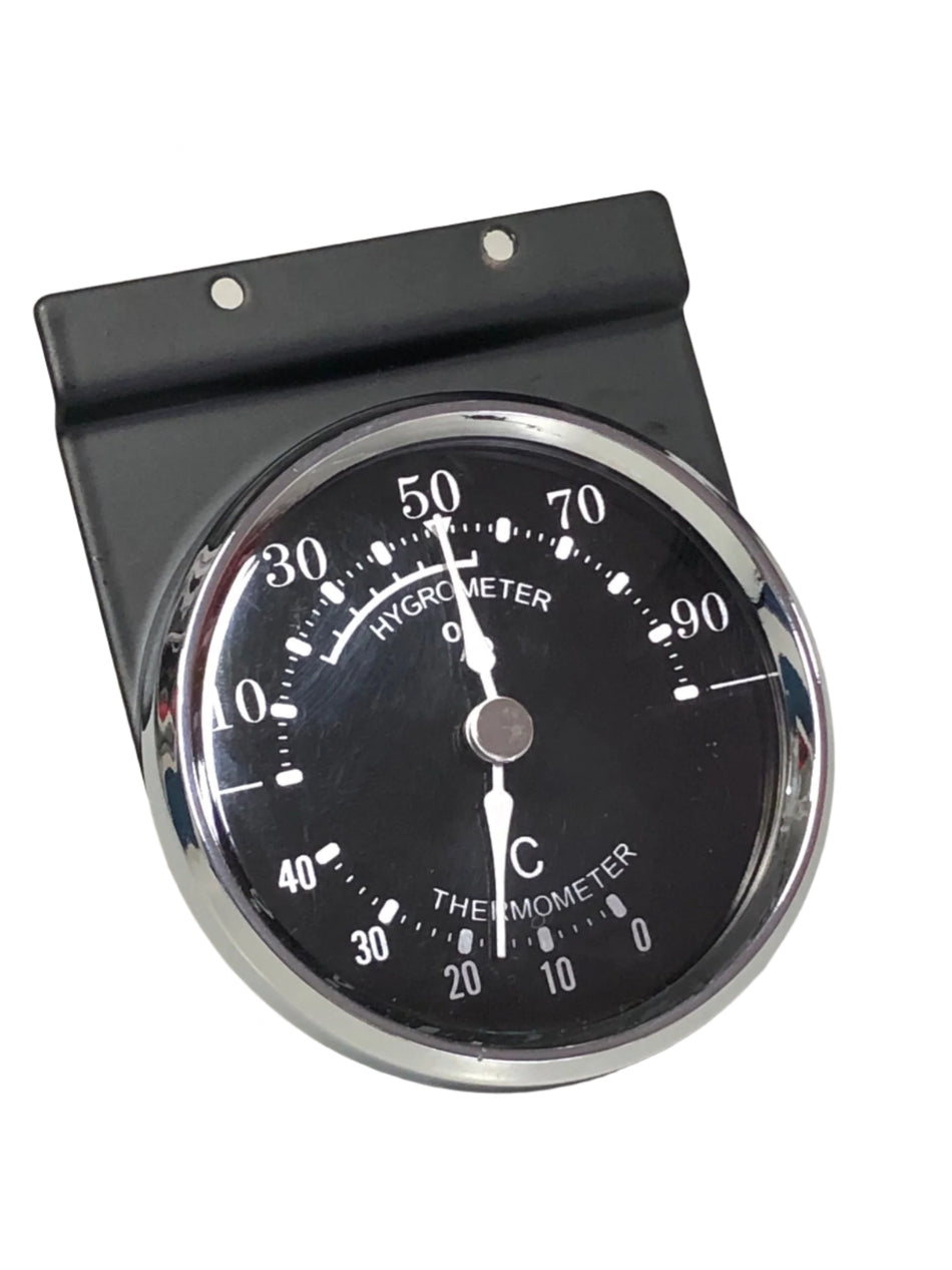 Wonderful Large Hygrometer for Dry Cabinets (Humidity / Temperature Measure)