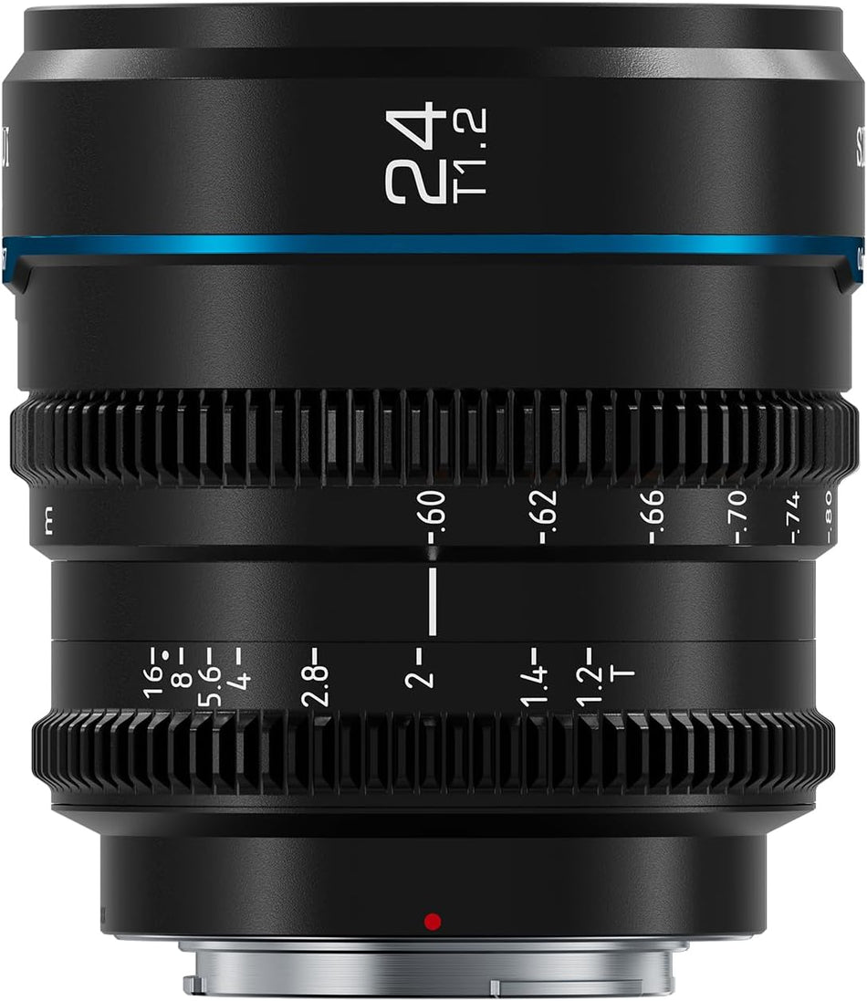 SIRUI Night Walker 24mm T1.2 S35 Cine Lens (Black) - MFT Mount