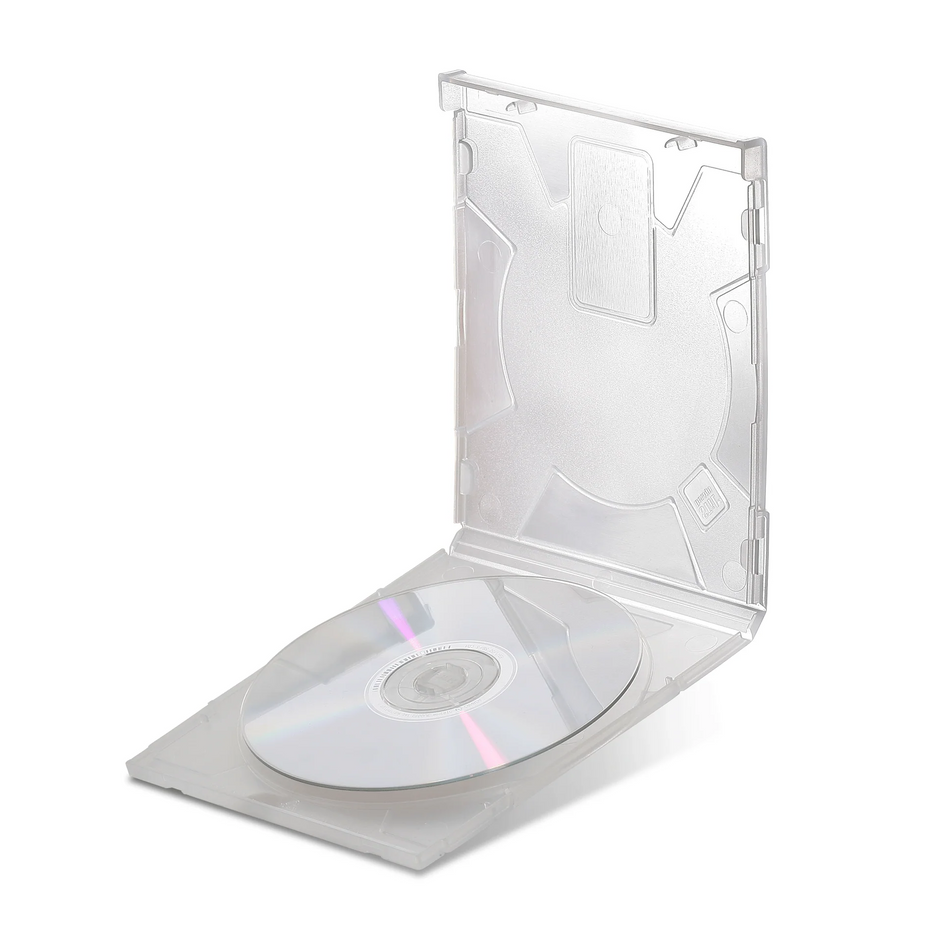 Print File JCPOLY-CLR Clear Polypropylene CD/DVD Case
