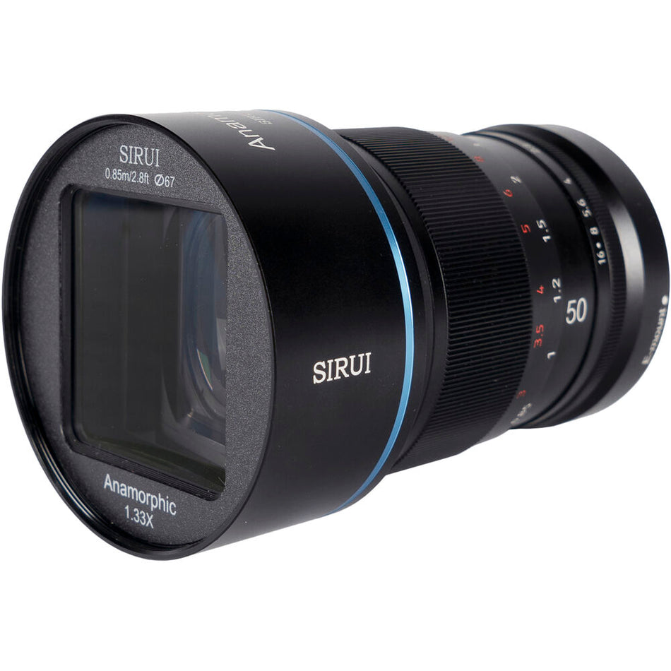 SIRUI 50mm F1.8 1.33x APS-C Anamorphic Lens - Fujifilm X