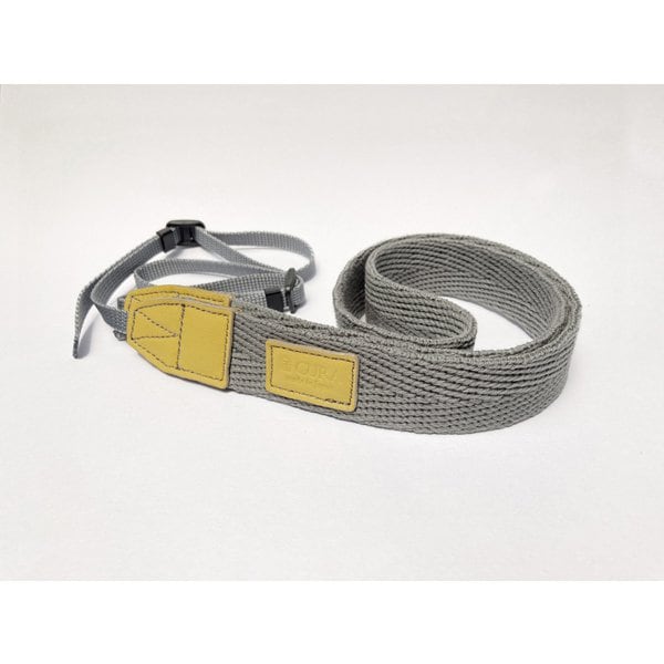 CURA CHS-101GR/YE  Herringbone Camera Strap (Twill 85-155cm) Grey Yellow