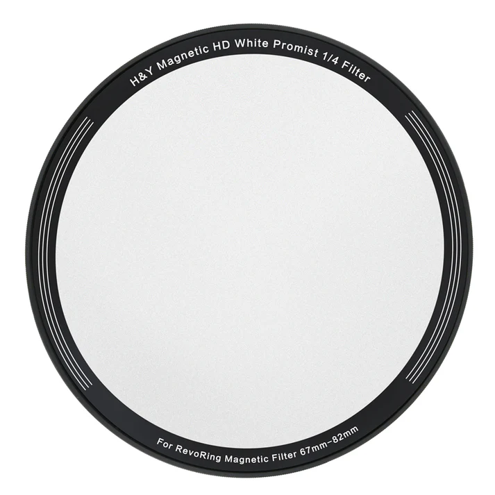 H&Y Filters 82mm White Promist 1/4 Magnetic Clip-on Filter for RevoRing VND & CPL 67-82mm RNC82