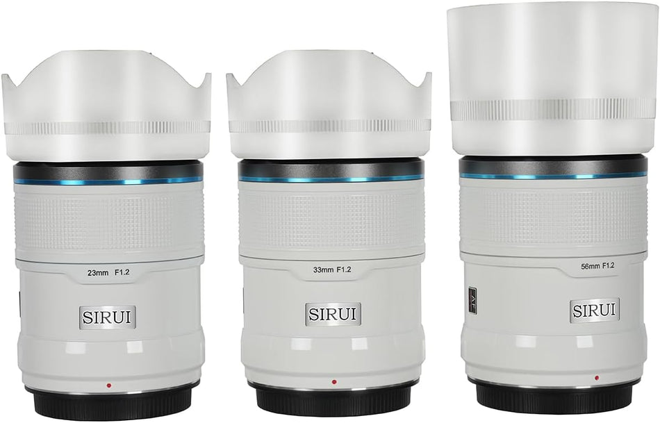 SIRUI Sniper 23mm/33mm/56mm f1.2 AF 3-Lens Set (White) - Nikon Z