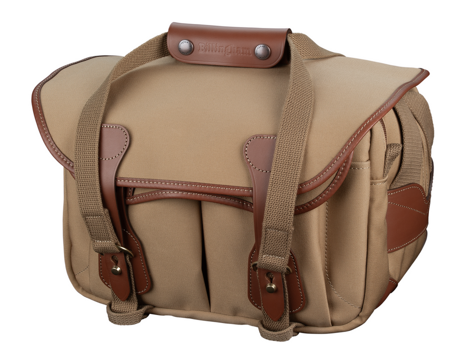 Billingham 225 MKII Camera Bag - Khaki Canvas / Tan Leather