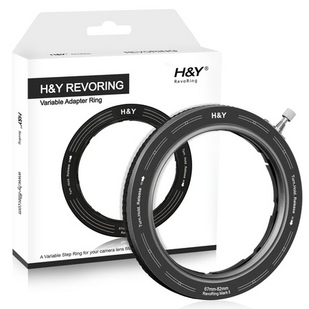 -H&Y Filters RevoRing MKII 67-82mm Variable Adapter for 82mm Filters-Variable Lens Adapter Rings-H&Y Filters