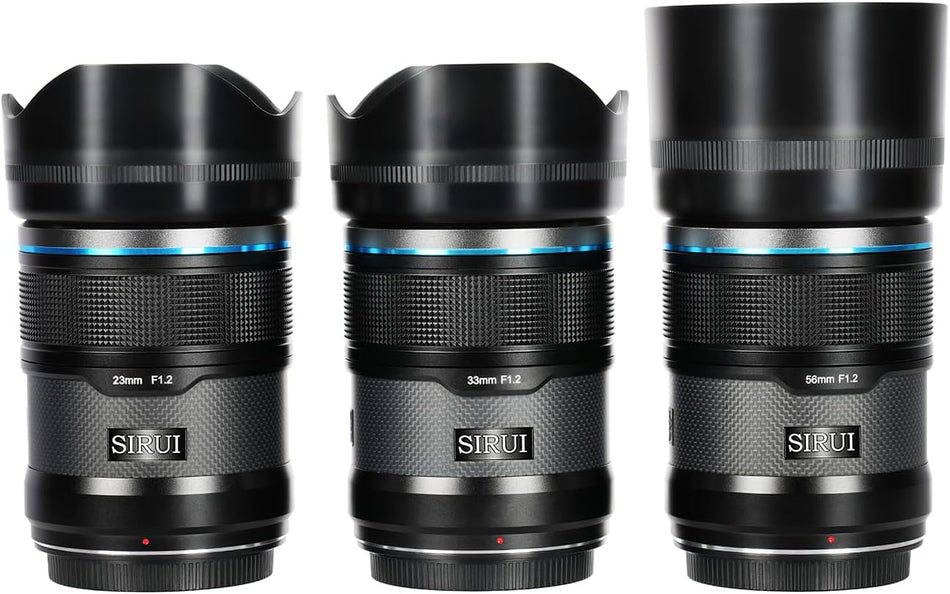 SIRUI Sniper 23mm/33mm/56mm f1.2 AF 3-Lens Set (Black) - Nikon Z