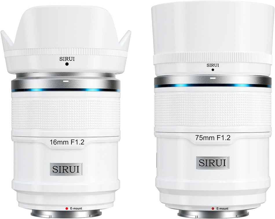 SIRUI Sniper 16mm/75mm f1.2 AF 2-Lens Set (White) - Nikon Z
