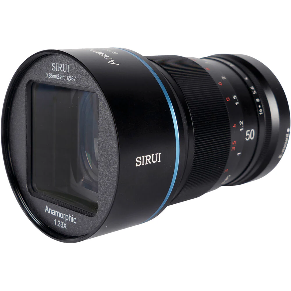SIRUI 50mm F1.8 1.33x APS-C Anamorphic Lens - MFT