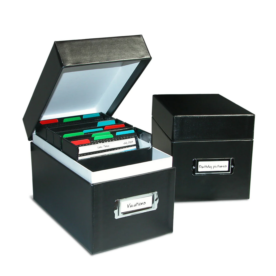 Print File CD80 CD Portfolio Box, Holds 100 sleeved CDs or 80 in bins