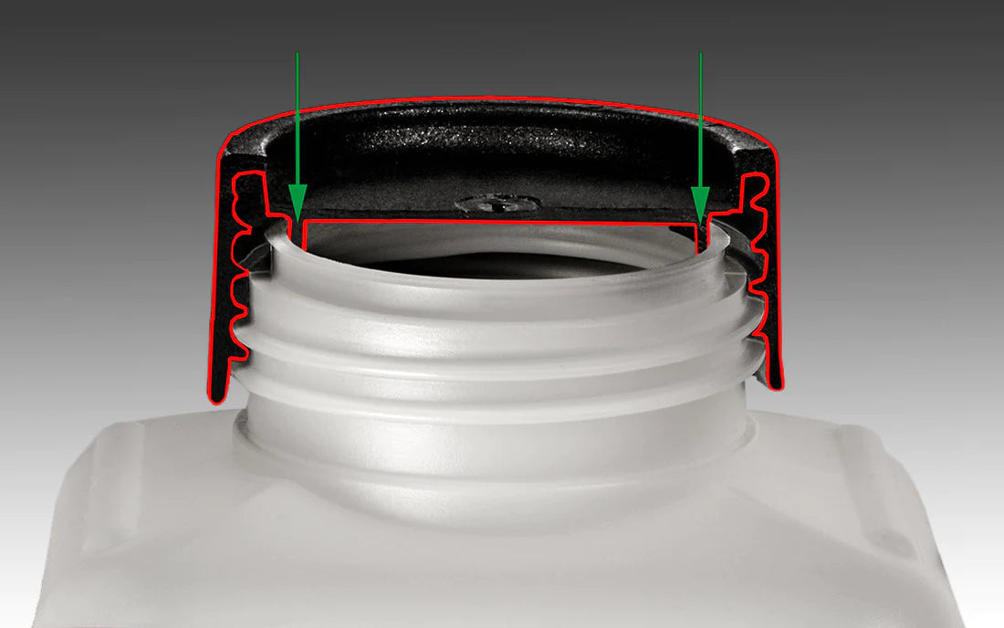 JOBO 3300 Scaled Storage Bottle Kit 1000ml (6 Pack) - 4 x White, 2 x Black-Film Processor Accessories-JOBO