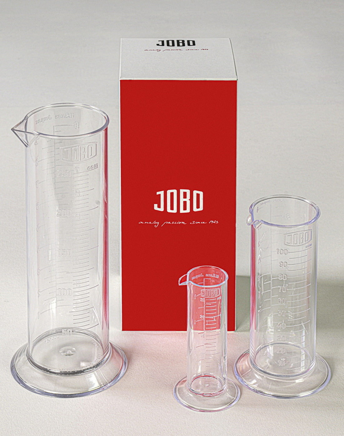 JOBO 3307 Measuring Beaker Kit (250ml, 100ml & 25ml)-Film Processor Accessories-JOBO