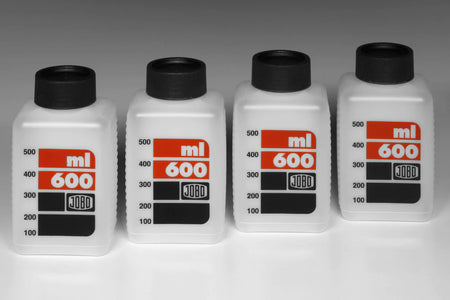 JOBO 3310 Scaled Storage Bottle 600ml (4 Pack) - White-Film Processor Accessories-Kudos Cameras