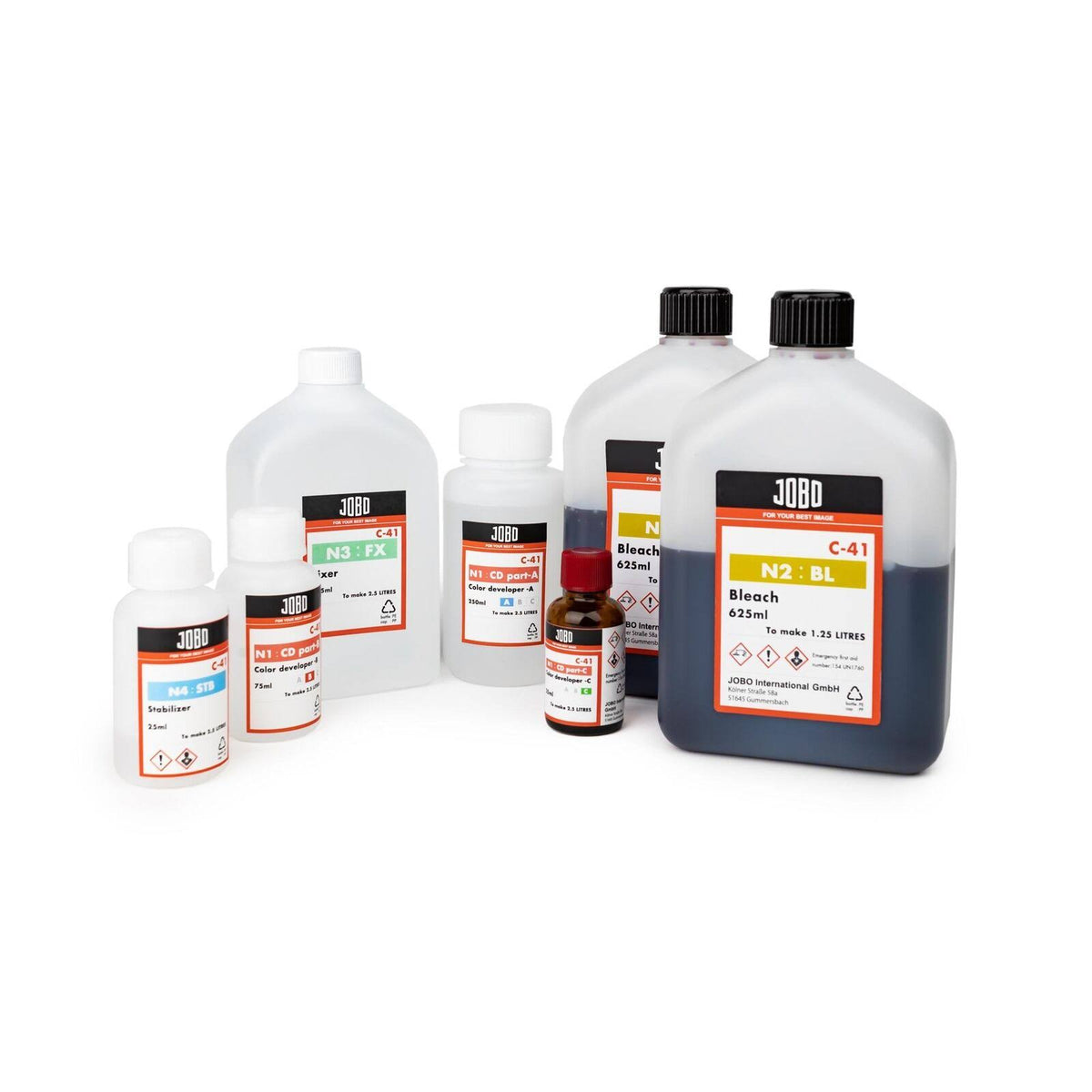 JOBO C-41 Colour Negative Developing Kit 2.5 Litre (9240)-Colour Film Chemistry-JOBO