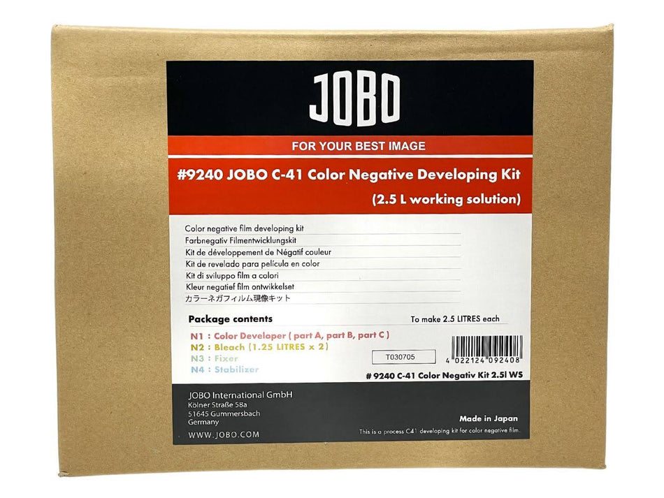 JOBO C-41 Colour Negative Developing Kit 2.5 Litre (9240)-Colour Film Chemistry-Kudos Cameras