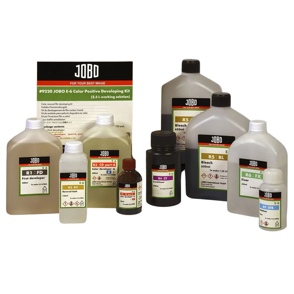 JOBO E6 Colour Slide Film Processing Kit 2.5 Litre (9220)-Colour Film Chemistry-JOBO